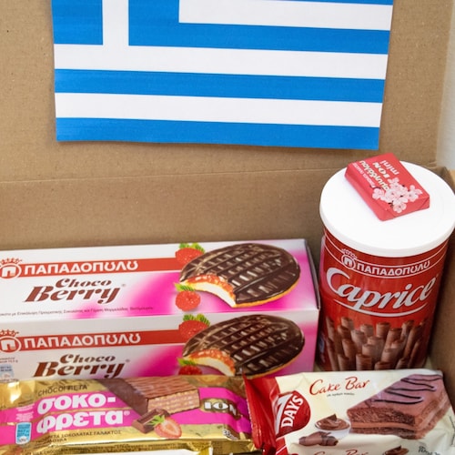 Snack Box GREEK Authentic Snack Box Gift Box Care Etsy