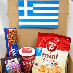 Boîte à collation | Boîte à collations GRECQUE authentique | Coffret cadeau | Paquet de soins n° 2
