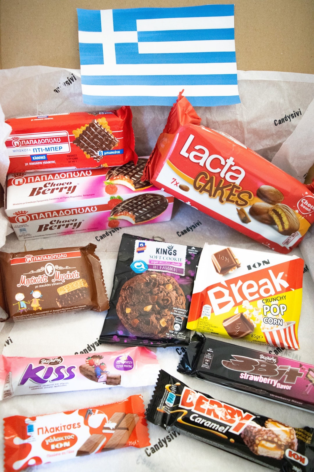 Snack Box GREEK Authentic Snack Box Gift Box Care Package 7 Etsy