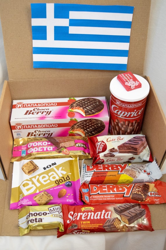 Snack Box GREEK Authentic Snack Box Gift Box Care Etsy