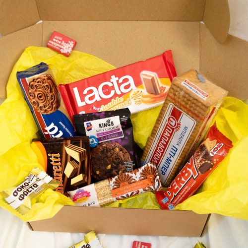 Snack Box GREEK Authentic Snack Box Gift Box Care Etsy