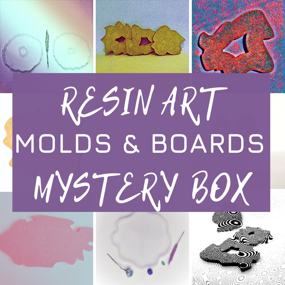 Resin Art Mystery Box Epoxy Art Coasters Molds Epoxy Art Etsy UK