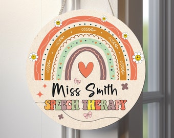 Speech Therapist Door Sign, Speech Therapy Decor,Speech Therapy Door Sign,SLP Speech Language Pathologist Sign,Speech Pathology, SLP Decor