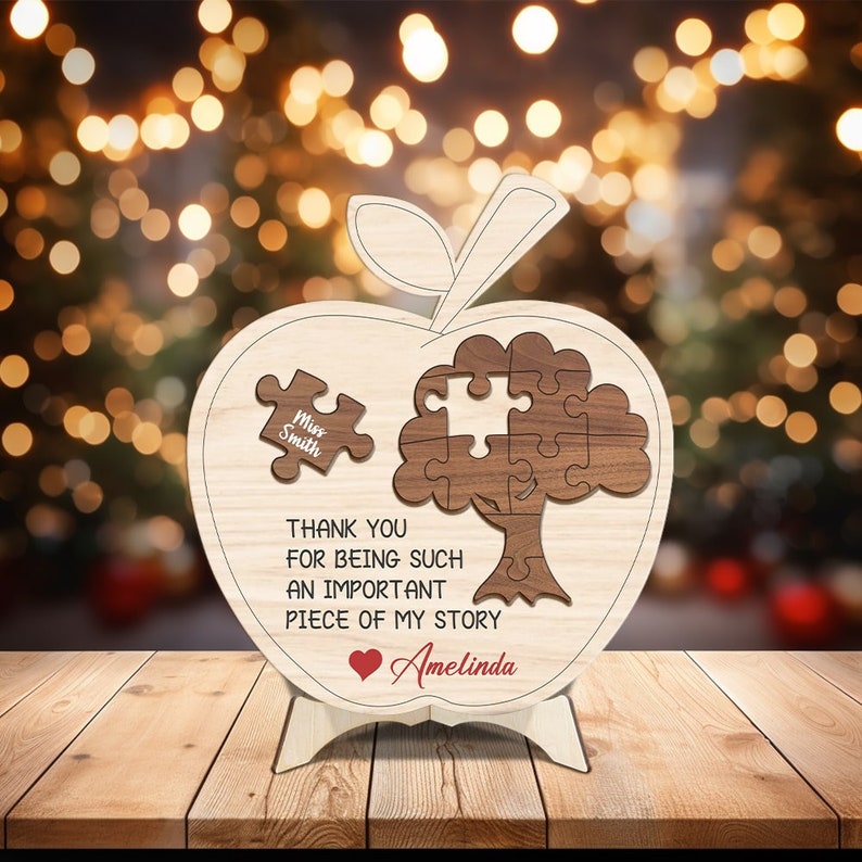 Teacher Gift, Thank You Teacher Plaque, Personalized Teacher Sign ...