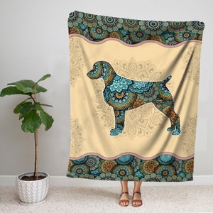 Brittany Spaniel Baby Blanket Etsy