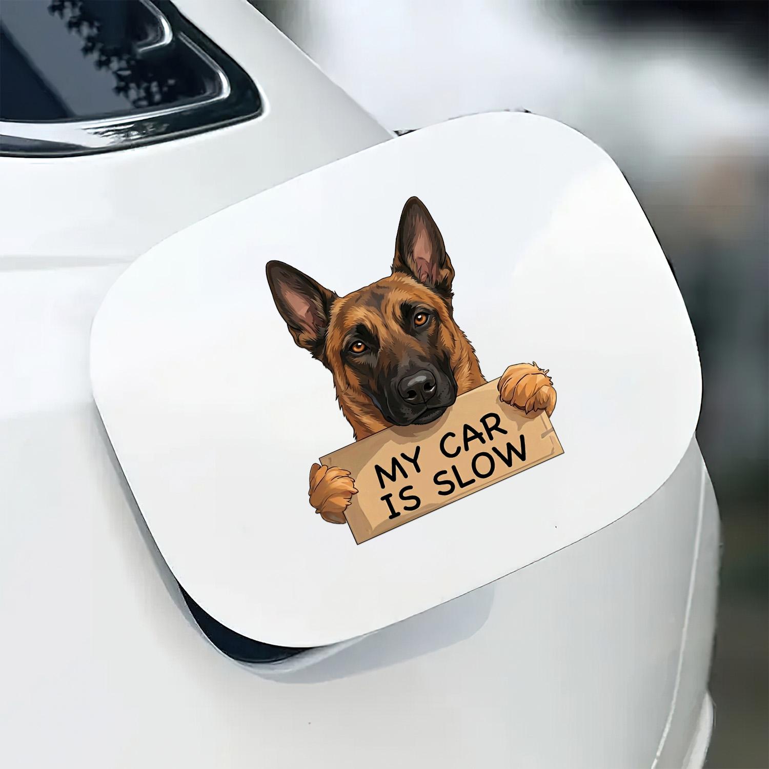 Belgian Malinois Dog Car Sticker, Dog Lover Gifts, Belgian Malinois Dog ...