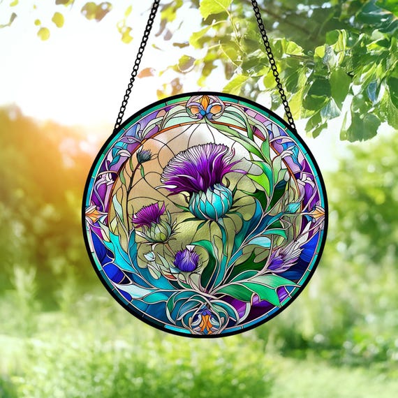 Attrape-soleil En Vitrail à Suspendre Pour Fenêtre, Décoration De Jardin, Panneau Teinté Avec Chaîne, Tournesol Pour Maman, Enseignante, Pendaison De