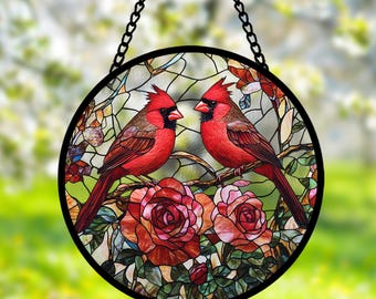 Confezione da 2 ornamenti pendenti in vetro colorato a forma di colibrì, Sherum Spirit Bird, acchiappasole in acrilico per decorazioni da giardino | Leroy Merlin