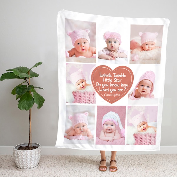 Baby Photo Blanket Etsy