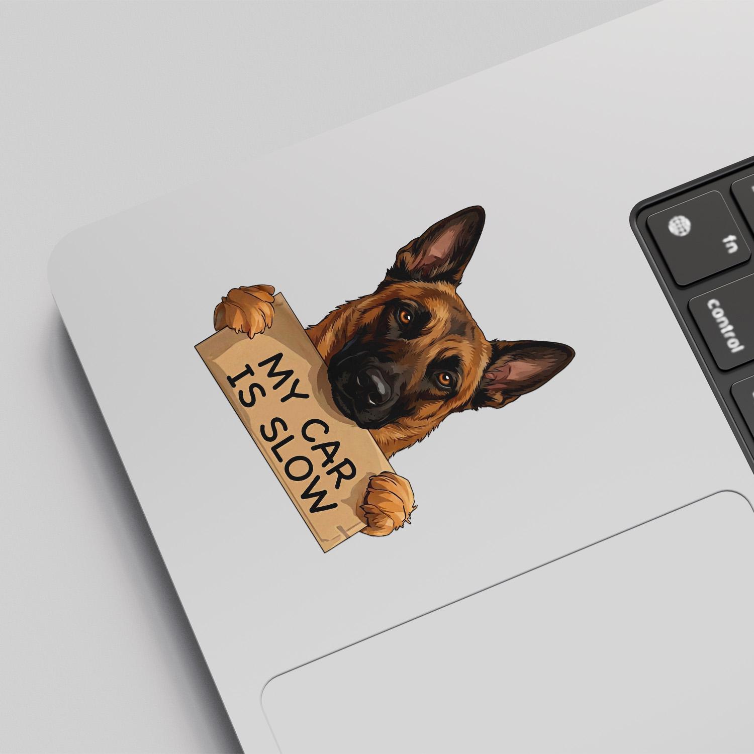 Belgian Malinois Dog Car Sticker, Dog Lover Gifts, Belgian Malinois Dog ...