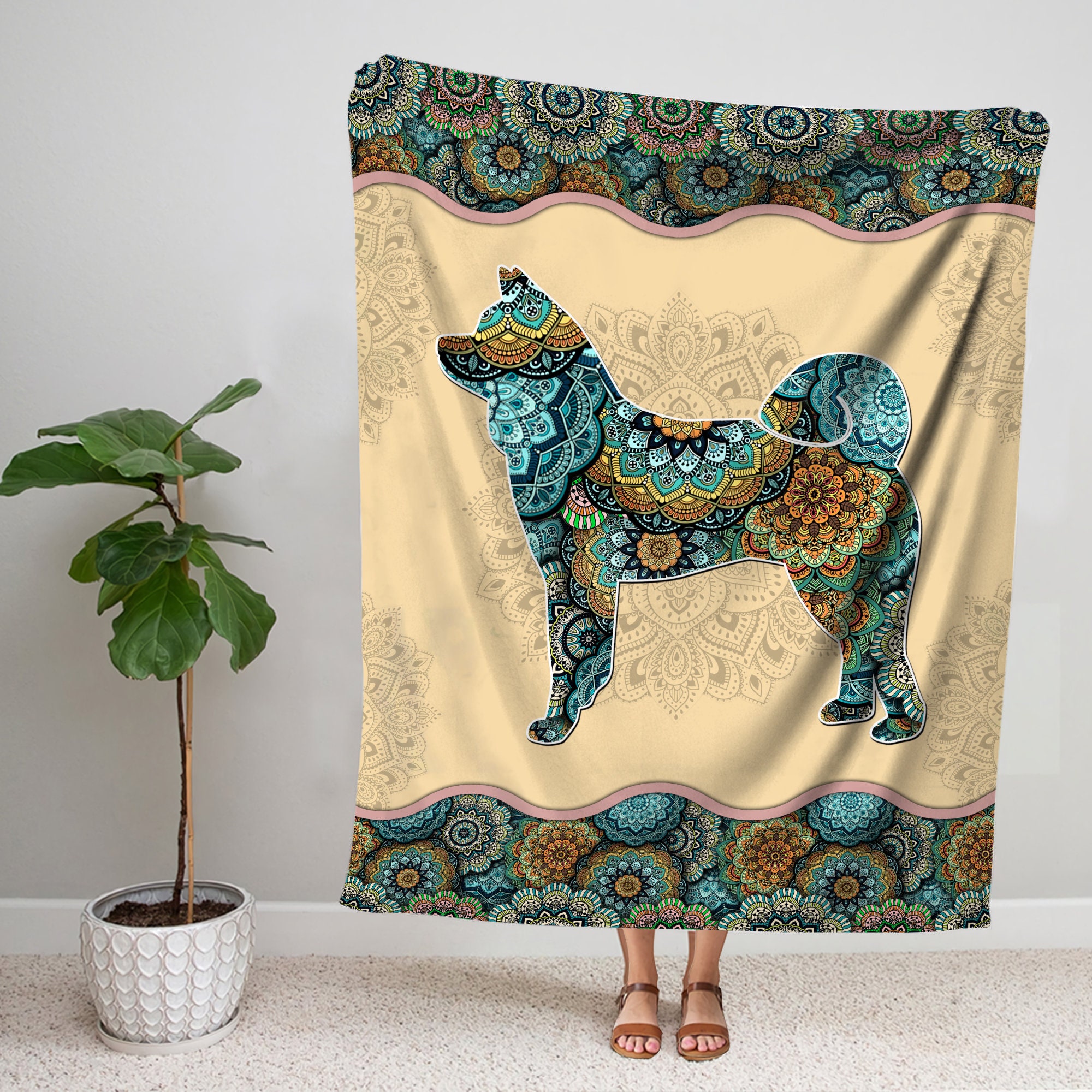 Akita Blanket Etsy