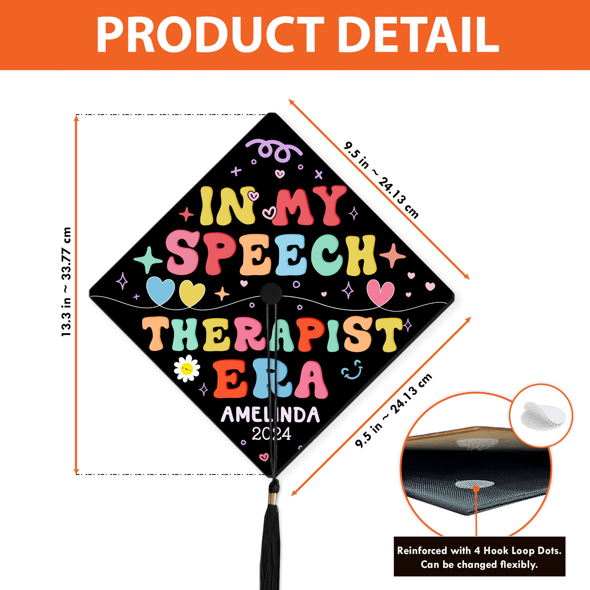 Slp Grad Cap In My Speech Therapist Era Graduation Cap Topper,speech Therapy Grad ...