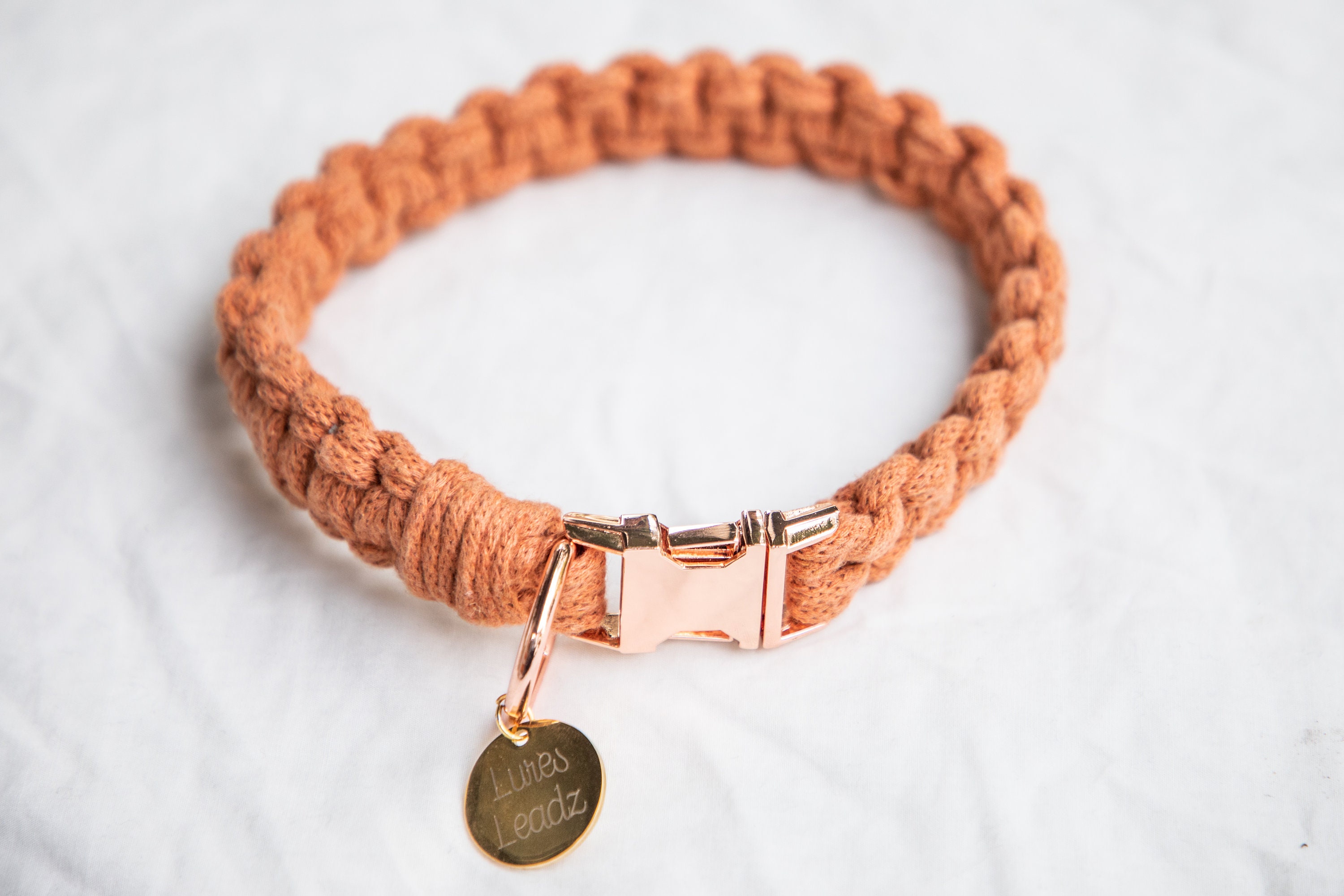 Macrame Dog Collar Etsy