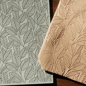 Polymer clay texture mat | rubber texture sheet | polymer clay | craft supplies | clay jewelly | Leaf veins