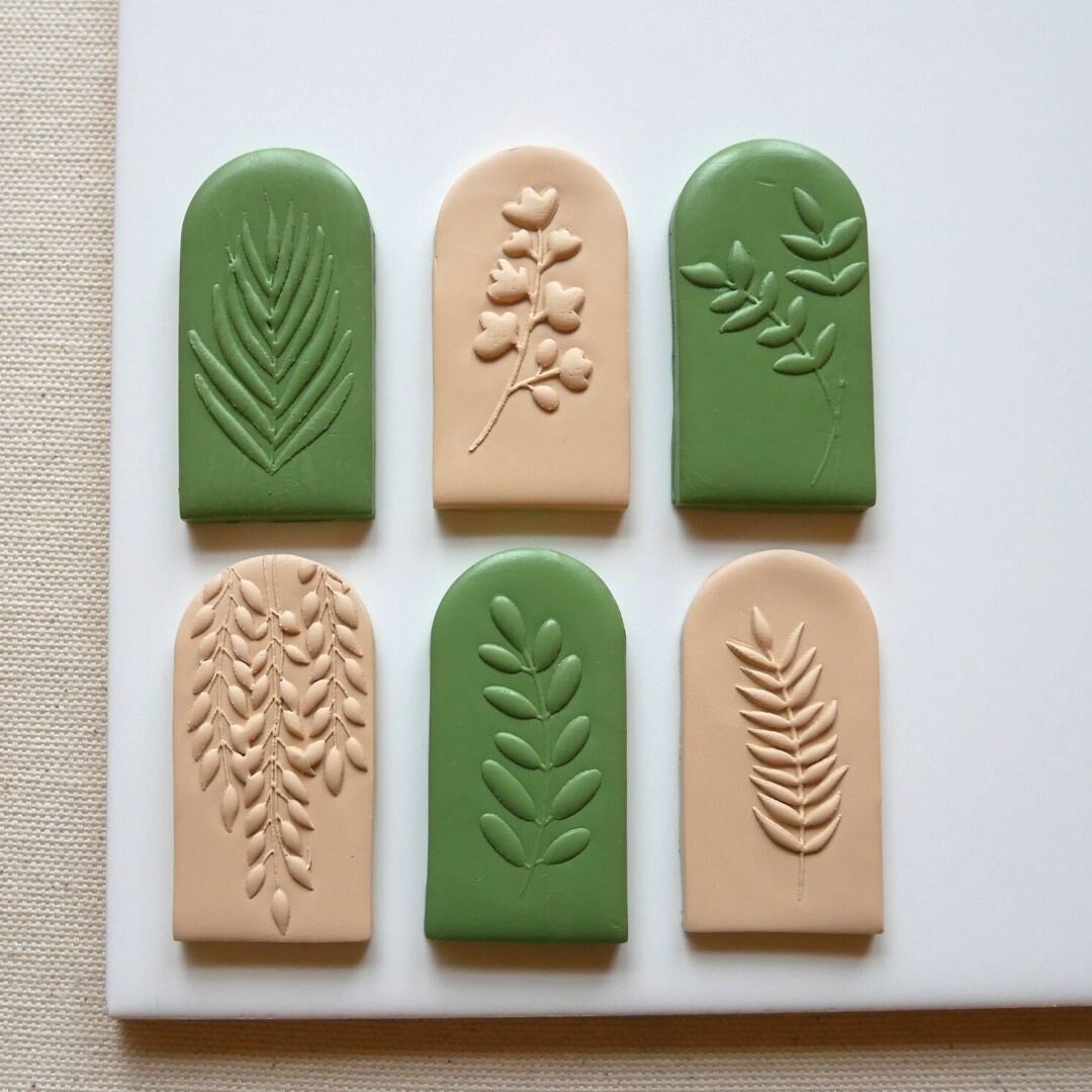 Embossing Stamp for Polymer Clay Clay Cutter Jewelry Etsy