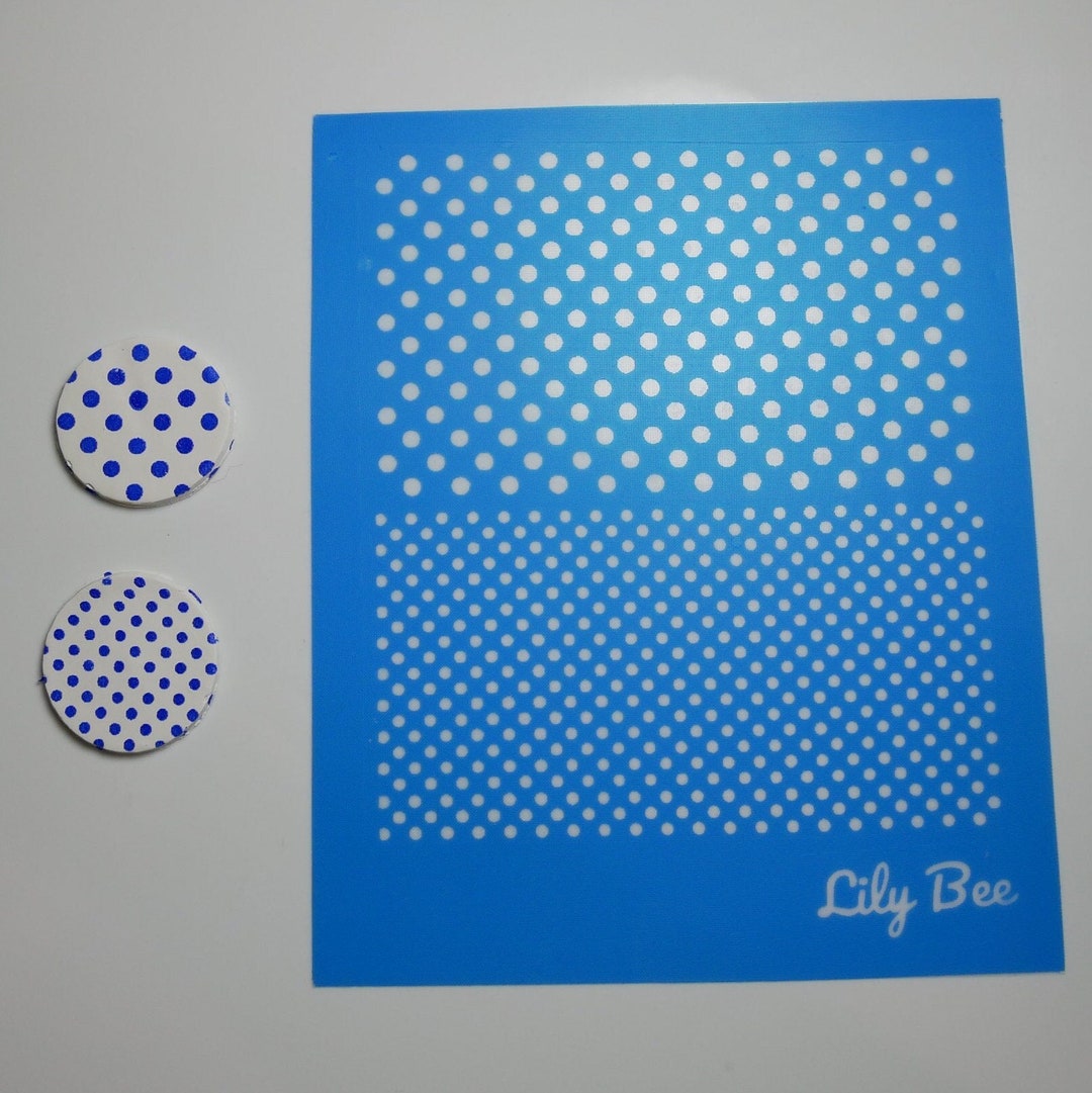 SALPPLEA 3 Siebdruck-Schablonen Für Polymer-Ton - 16,5x11,9 Cm Seidengewebe Vorlagen