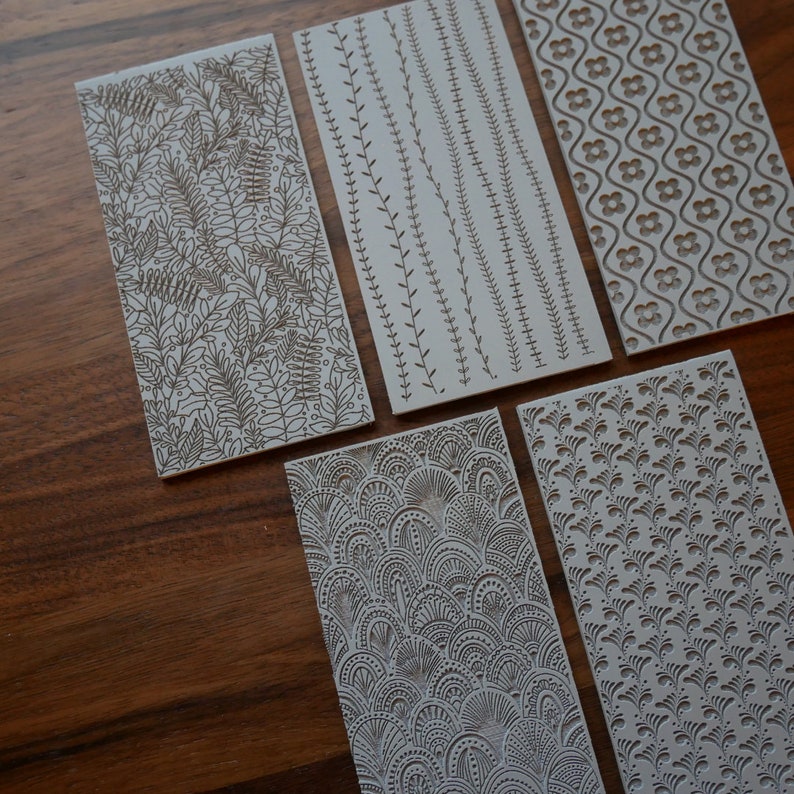 Polymer Clay Texture Mat Rubber Texture Sheet Polymer Clay Etsy