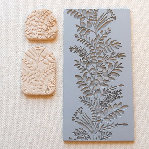 Polymer Clay Texture Mat Rubber Texture Sheet Polymer Clay Etsy
