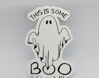 Funny ghost sticker boo sheet sticker Halloween sticker for laptop