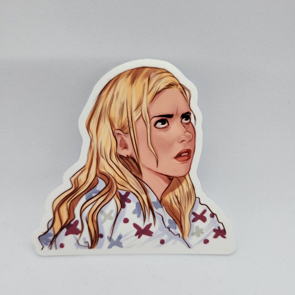 Buffy the Vampire slayer laptop sticker for fun