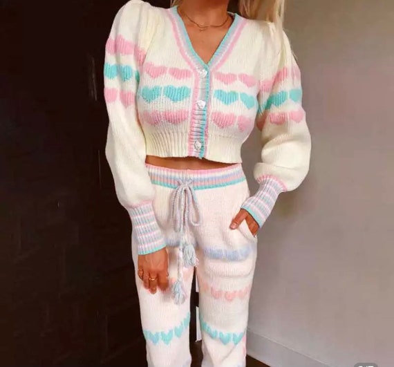Knitted Loungewear Set 2 Piece Luxe 