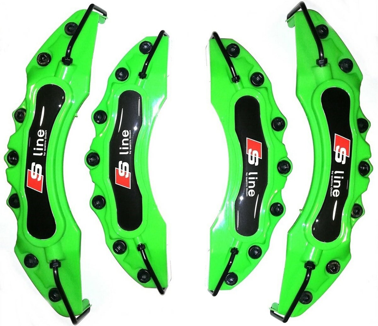 Audi S line Caliper Cover Set of 4 Green Color Caliper Cover Etsy
