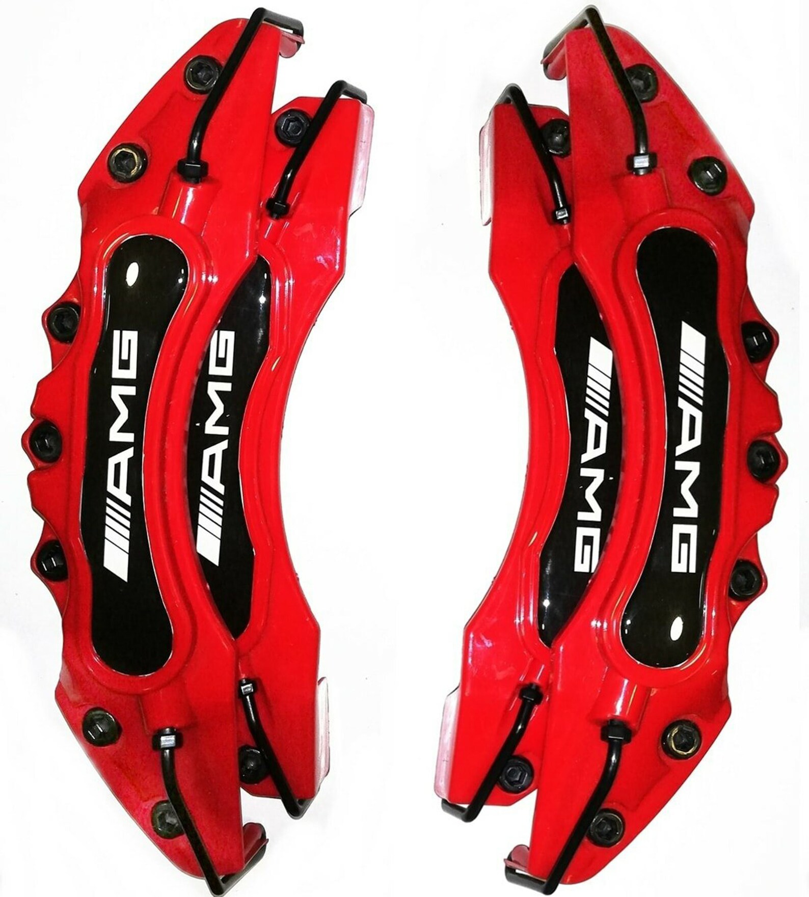 Mercedes AMG Caliper Cover Set of 4 Red Color Etsy
