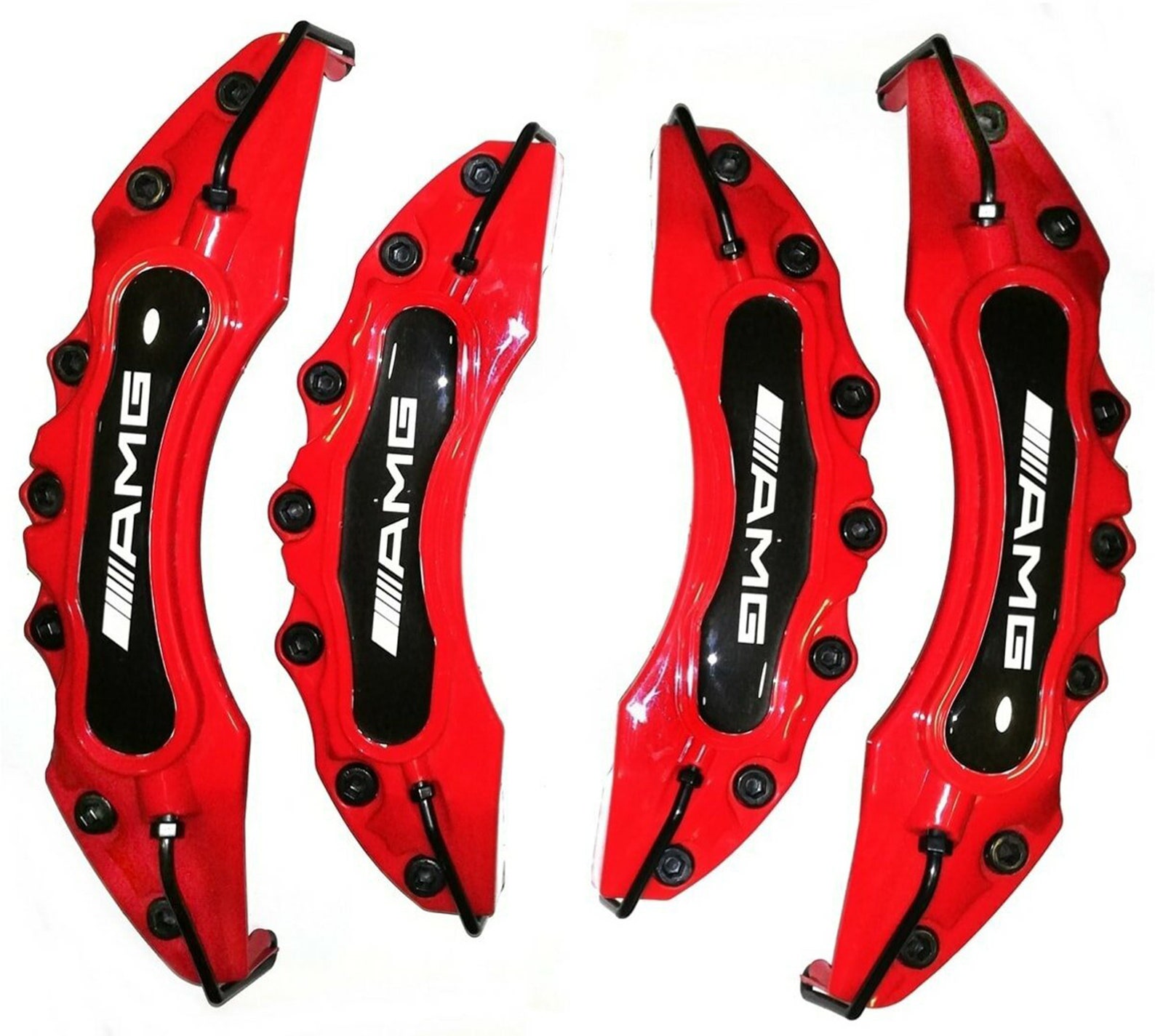 Mercedes AMG Caliper Cover Set of 4 Red Color Etsy