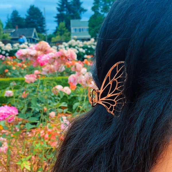 Metal Butterfly Shaped Hair Clip