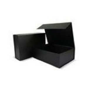 10x Caja magnética rígida negra / Caja en blanco simple / Caja de cesta / Cesta de regalo / Caja de regalo / Caja de dama de honor / Cesta de casa nueva / Se adapta a 2 botellas de vino