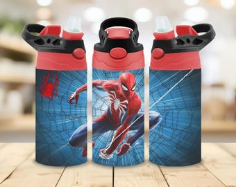 Spiderman 355 ml barnmugg: Sublimering PNG (digital nedladdning)