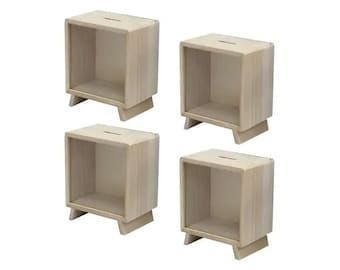 IN STOCK Wooden Money Box Blank  Wholesale Blanks Bulk - SI
