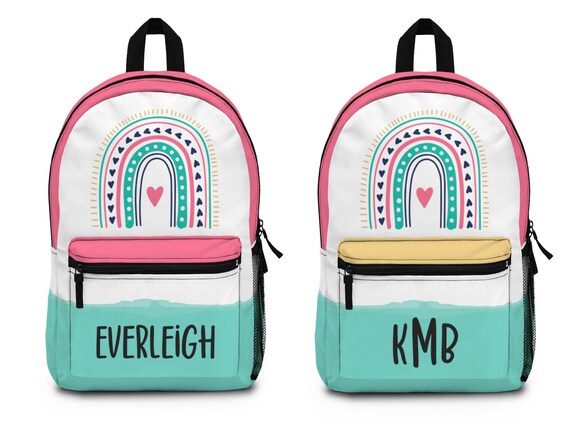 Personalized Boho Rainbow Backpack Gift for Girls Boho Backpack Cute Backpack Gift for Kid Visit My Shop for More Personalized Gifts Etsy