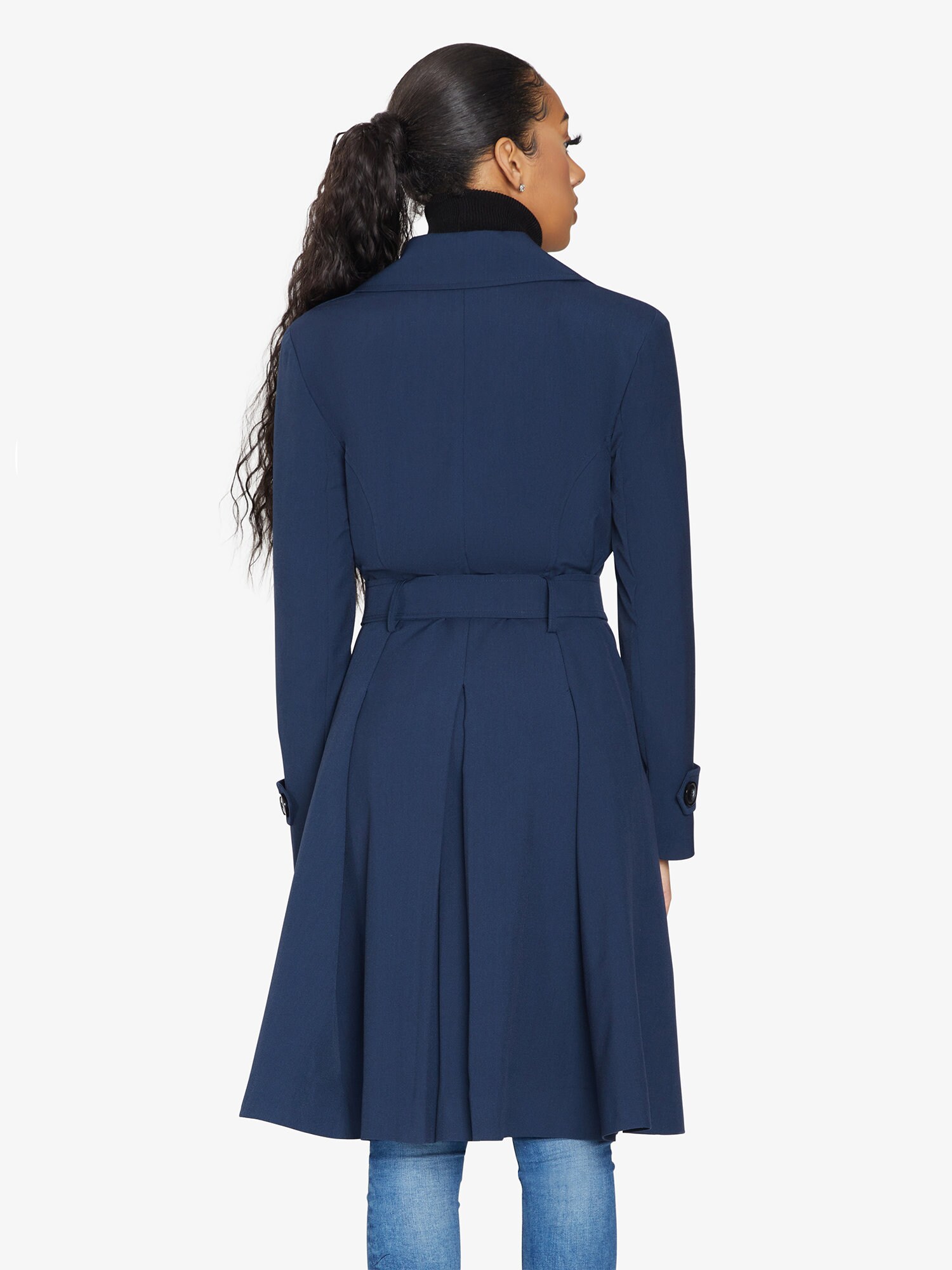 De La Creme Womens Spring summer Trench Coat Ladies Lightweight