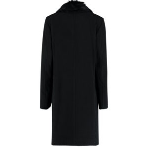 De La Creme MAN Mens Wool Mix Overcoat With Faux Fur Collar - Etsy UK
