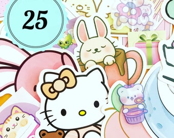 Surprise Kawaii Sticker Pack for Pen Pal and Journaling