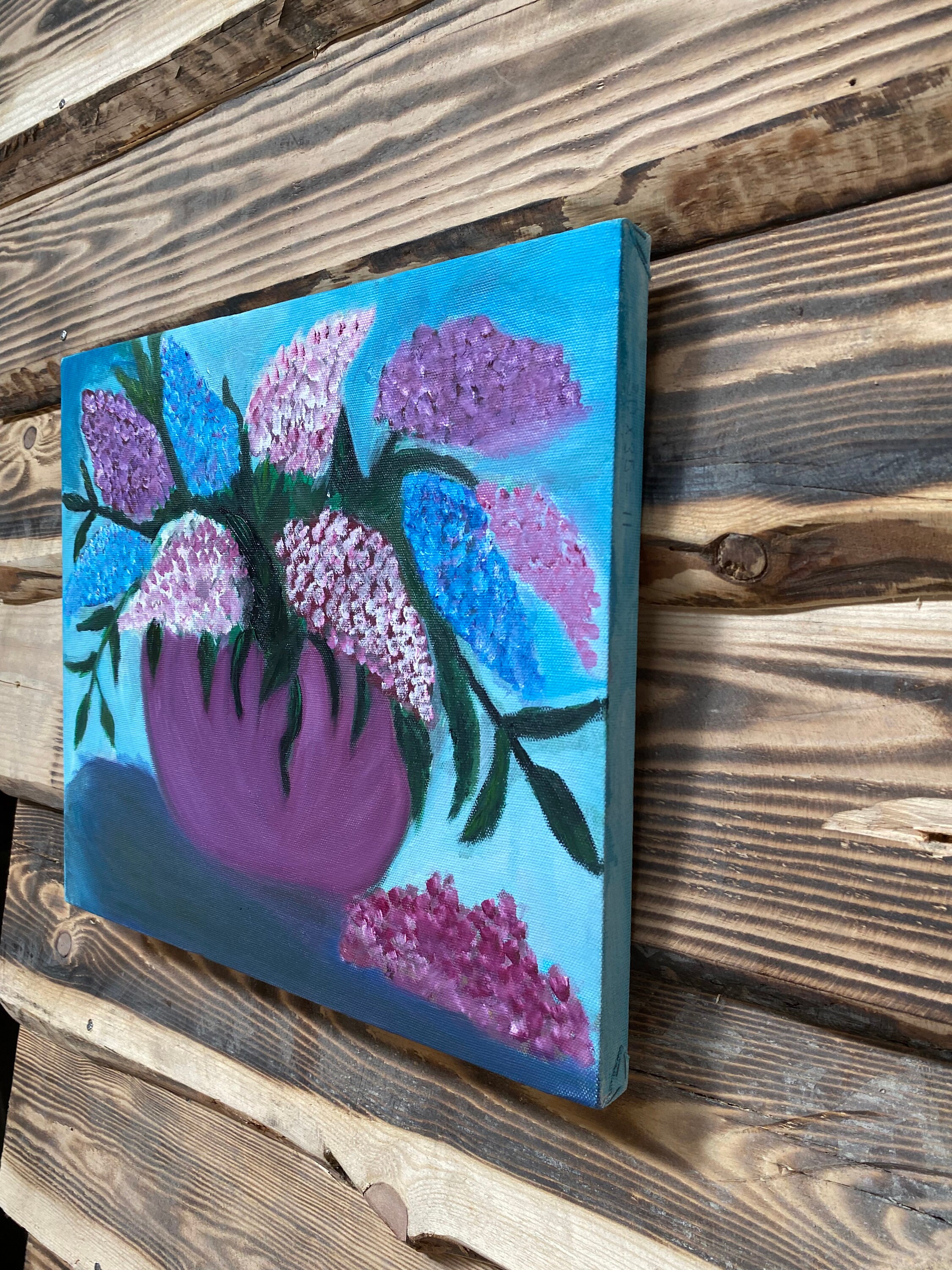 Art work canvas painting natural handcraft Etsy