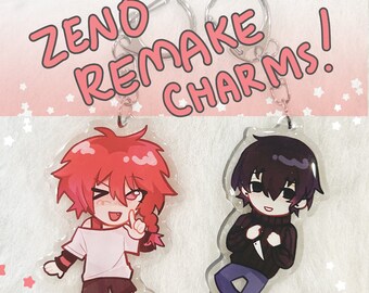 zeno remake keychain charms