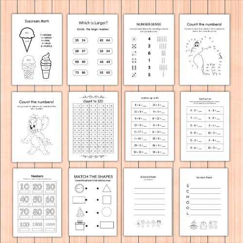30 Printable Kindergarten &amp; Early Primary School Worksheets | English ...