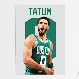 Jayson Tatum Poster Boston Celtics NBA Sports Print Sports -  Denmark