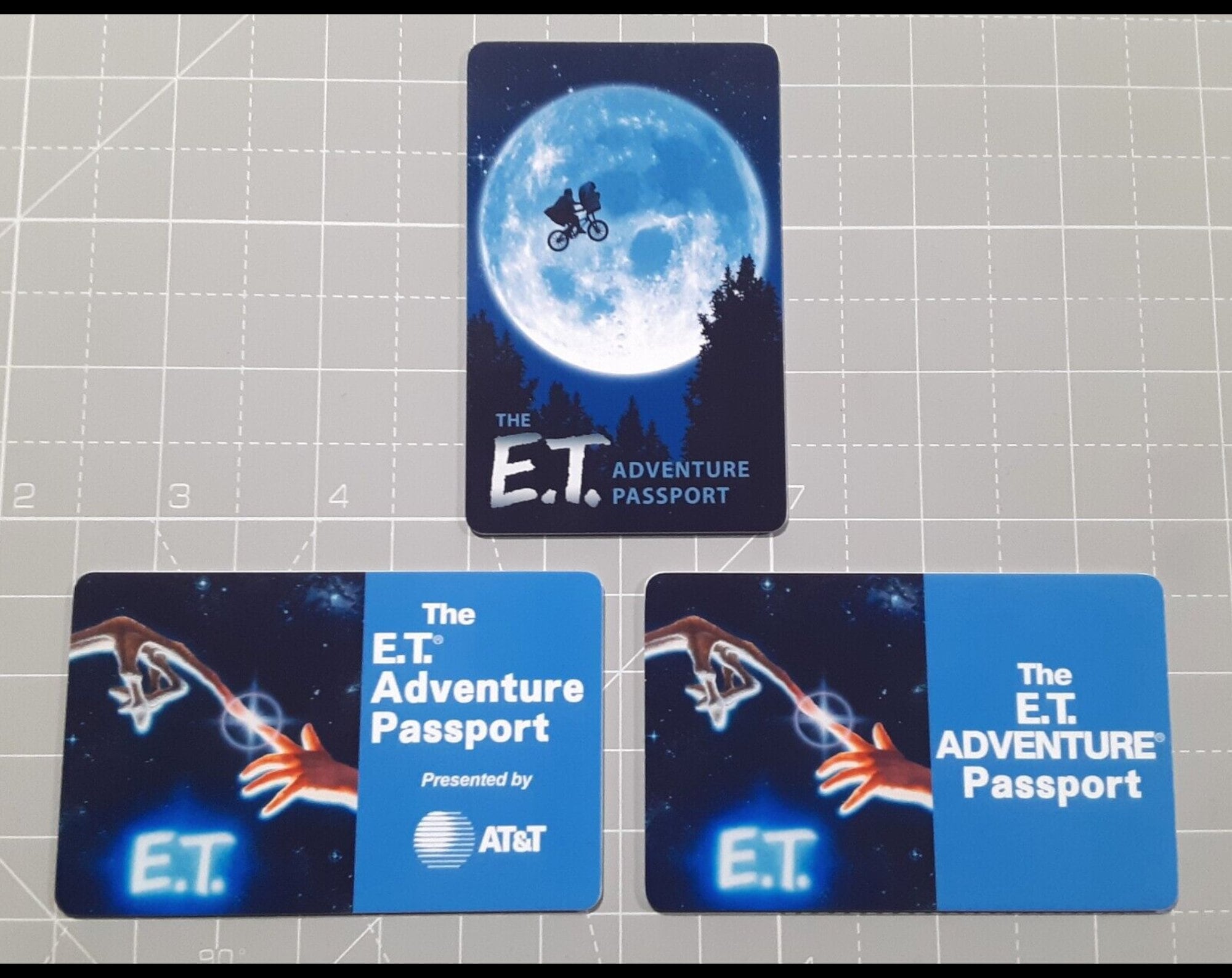 The ET Adventure Passport Phone Card Universal Studios Hollywood