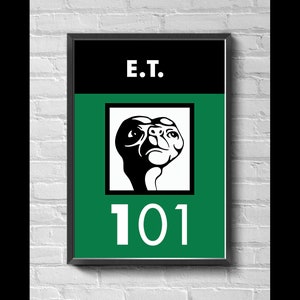 Nieuwe Universal Studios Orlando Florida Hollywood E.T. Adventure Ride Garage 13 x 19 filmposter muurkunst - geen lijst inbegrepen