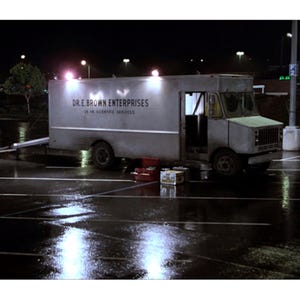 NECA 7" BTTF Trilogy Back to the Future Tales From Space Marty McFly Action Figure Diorama Backdrop- Twin Pines Mall- No Figures Included