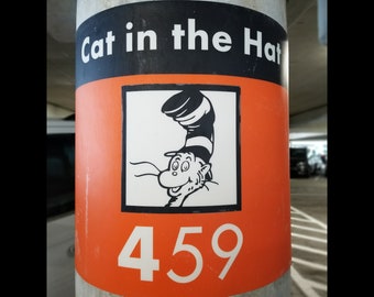 New Universal Studios Orlando Florida Hollywood Cat in the Hat Ride IOA  Garage 13 X 19 Movie Poster Wall Art- No Frame Included