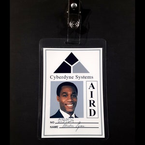 Miles Dyson Cyberdyne ID Badge From Terminator 2: Judgment Day