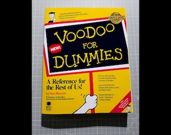 Bride of Chucky Child's Play Movie Voodoo For Dummies Book Cover Only No Book Prop Print Replica