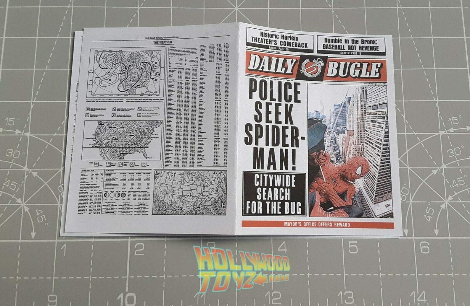1/6 Scale Newspaper Daily Bugle Spiderman/peter Parker Hot Etsy UK