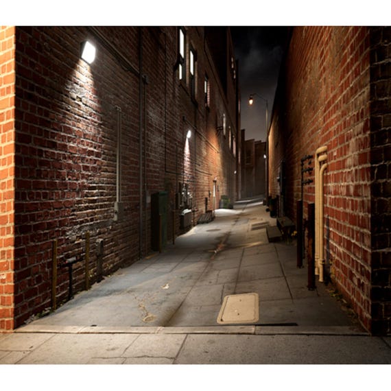 Alleyway Action Figure Diorama Backdrop for Mcfalrane DC & Marvel