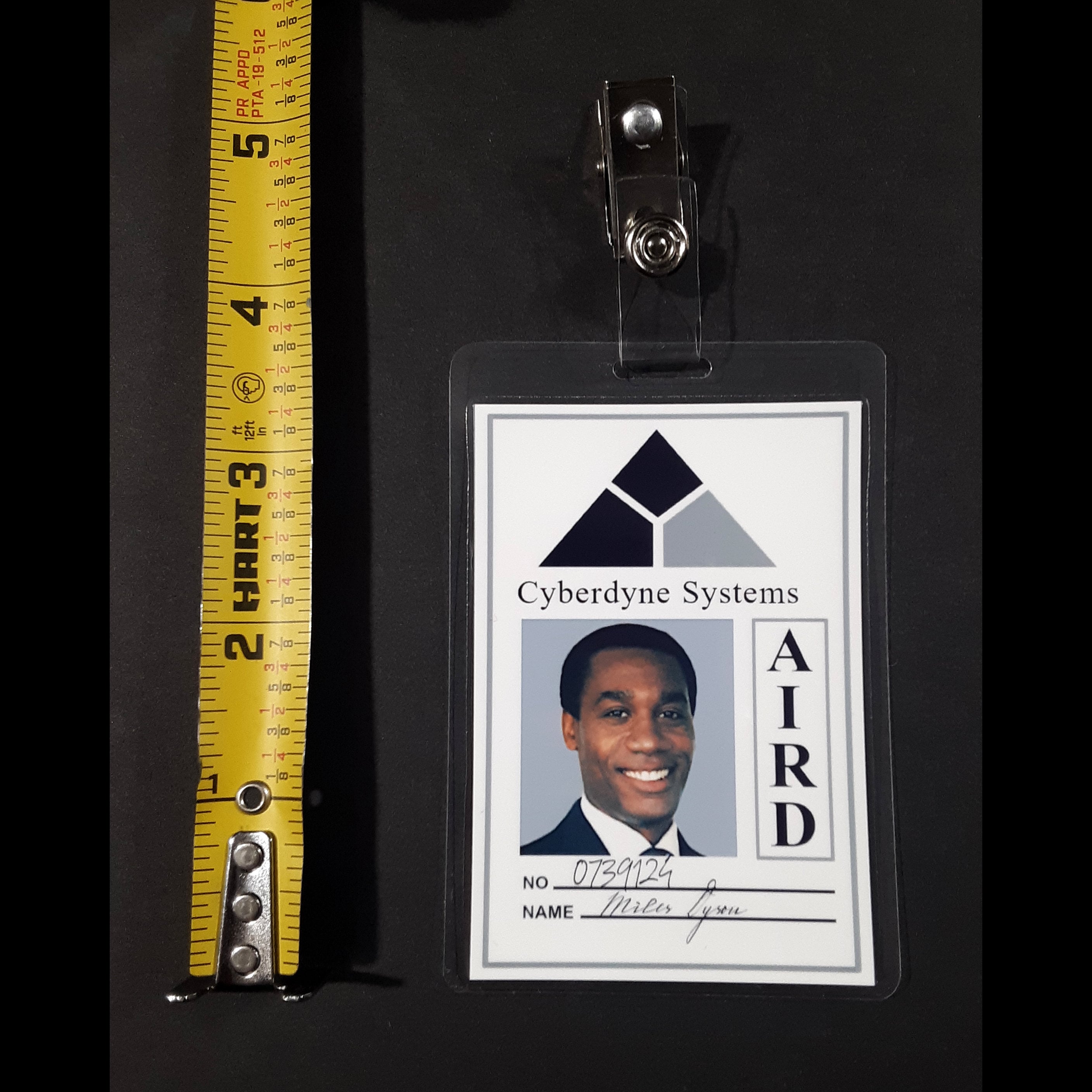 Miles Dyson Cyberdyne ID Badge From Terminator 2: Judgment Day - Etsy
