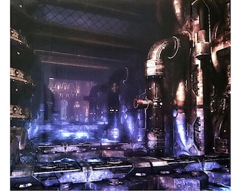 Transformers Takara G1 Movie Masterpiece Studio Series Cybertron Action Figure Diorama Backdrop #11- No figures Included